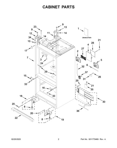Cabinet parts
