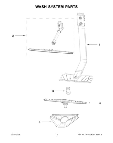 Wash system parts