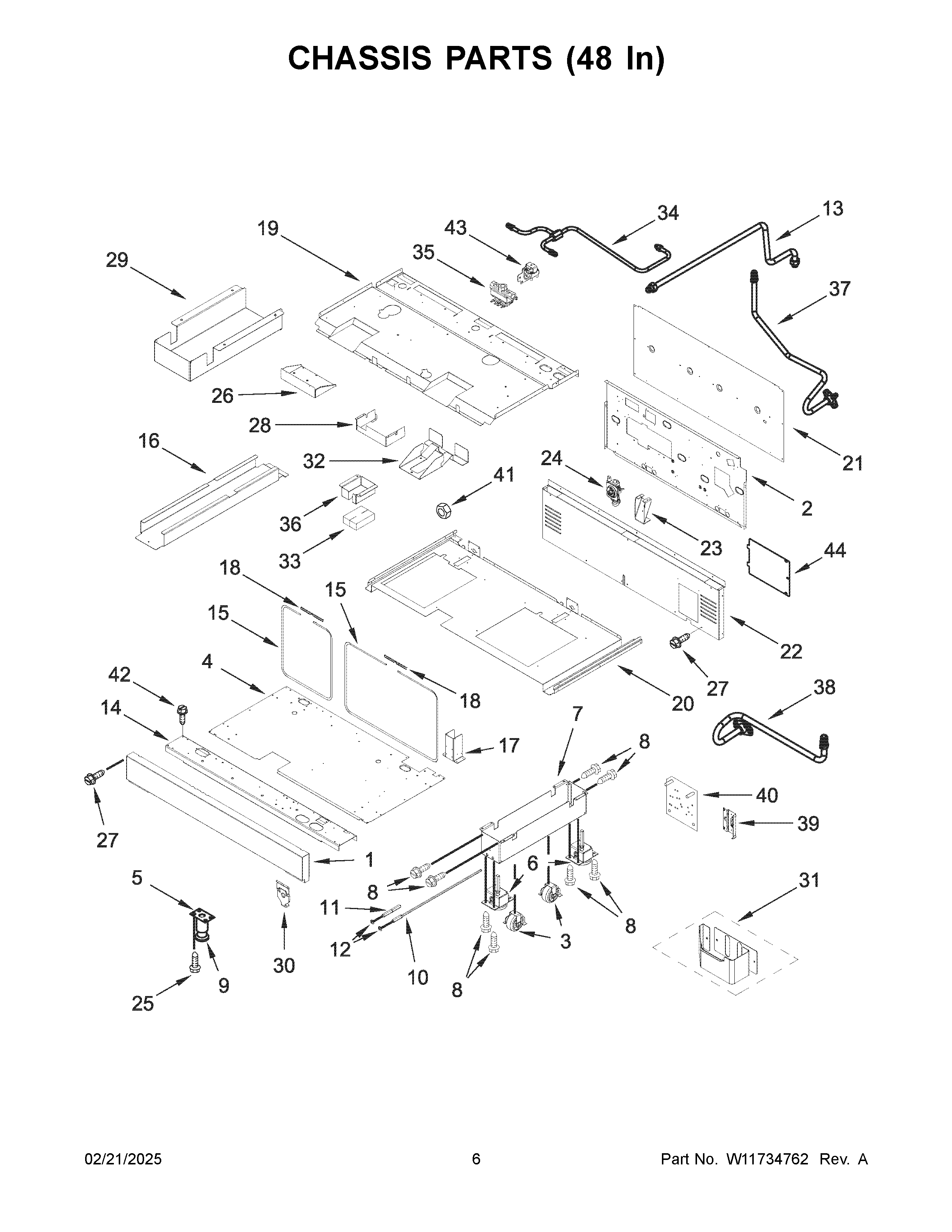 Chassis parts (48 in)