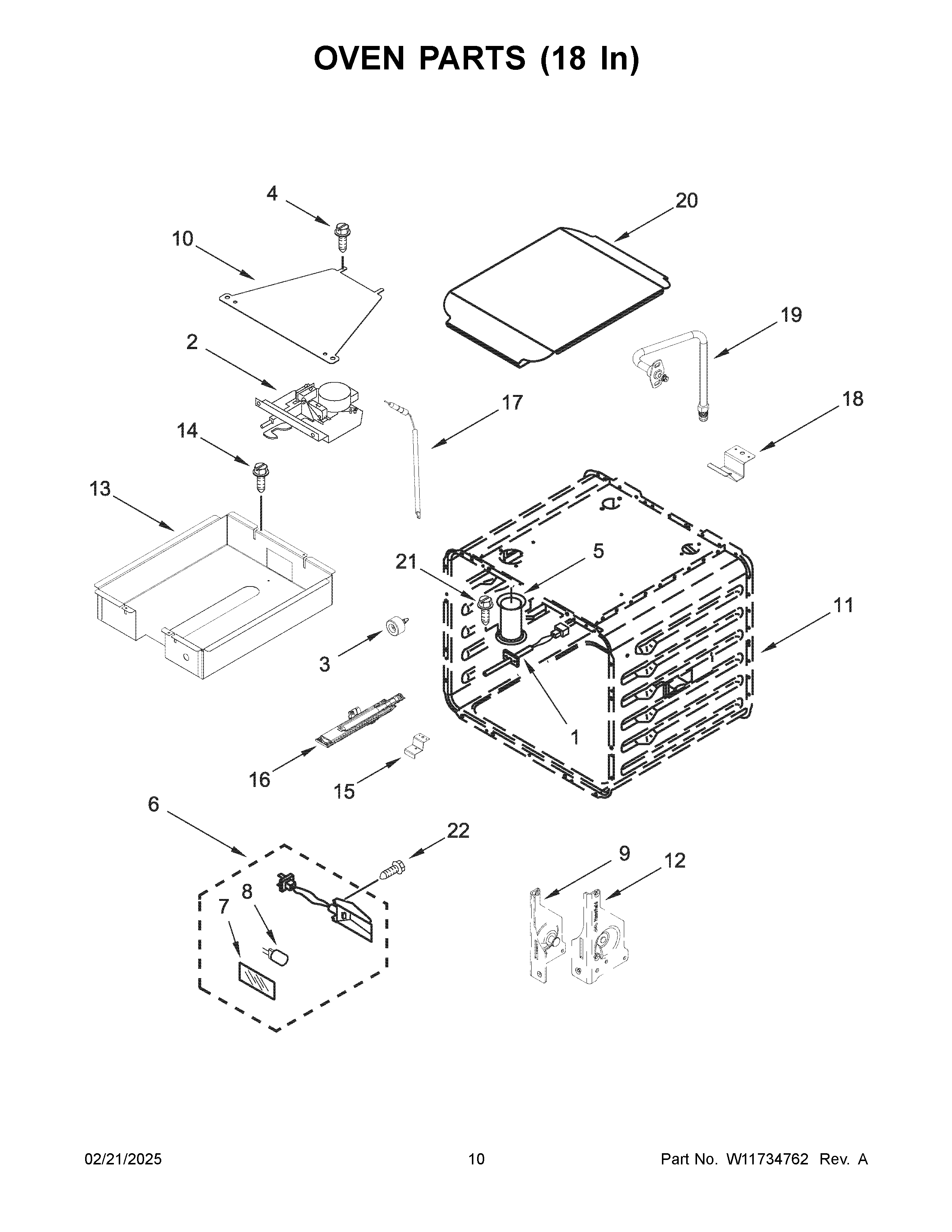 Oven parts (18 in)