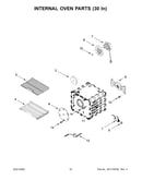 Internal oven parts (30 in)