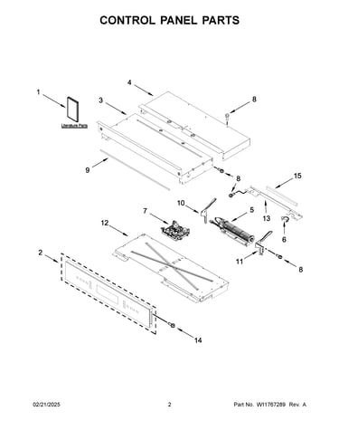 Control panel parts