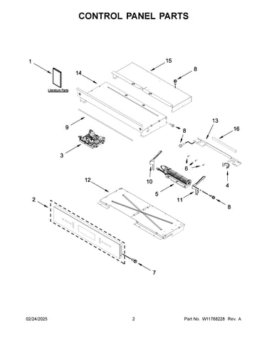 Control panel parts