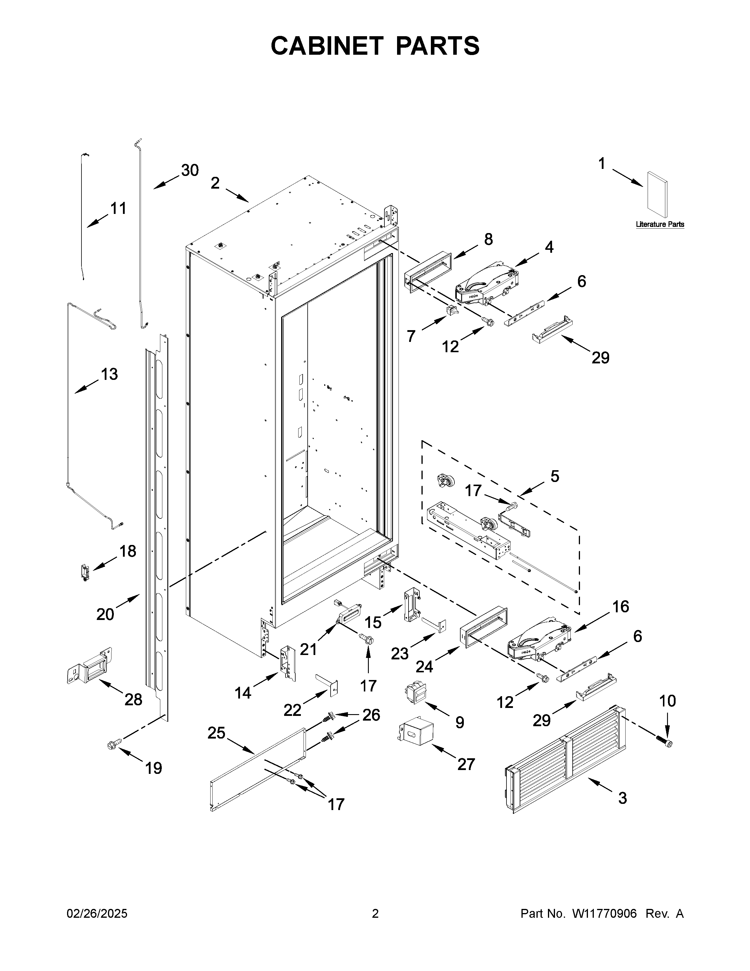 Cabinet parts