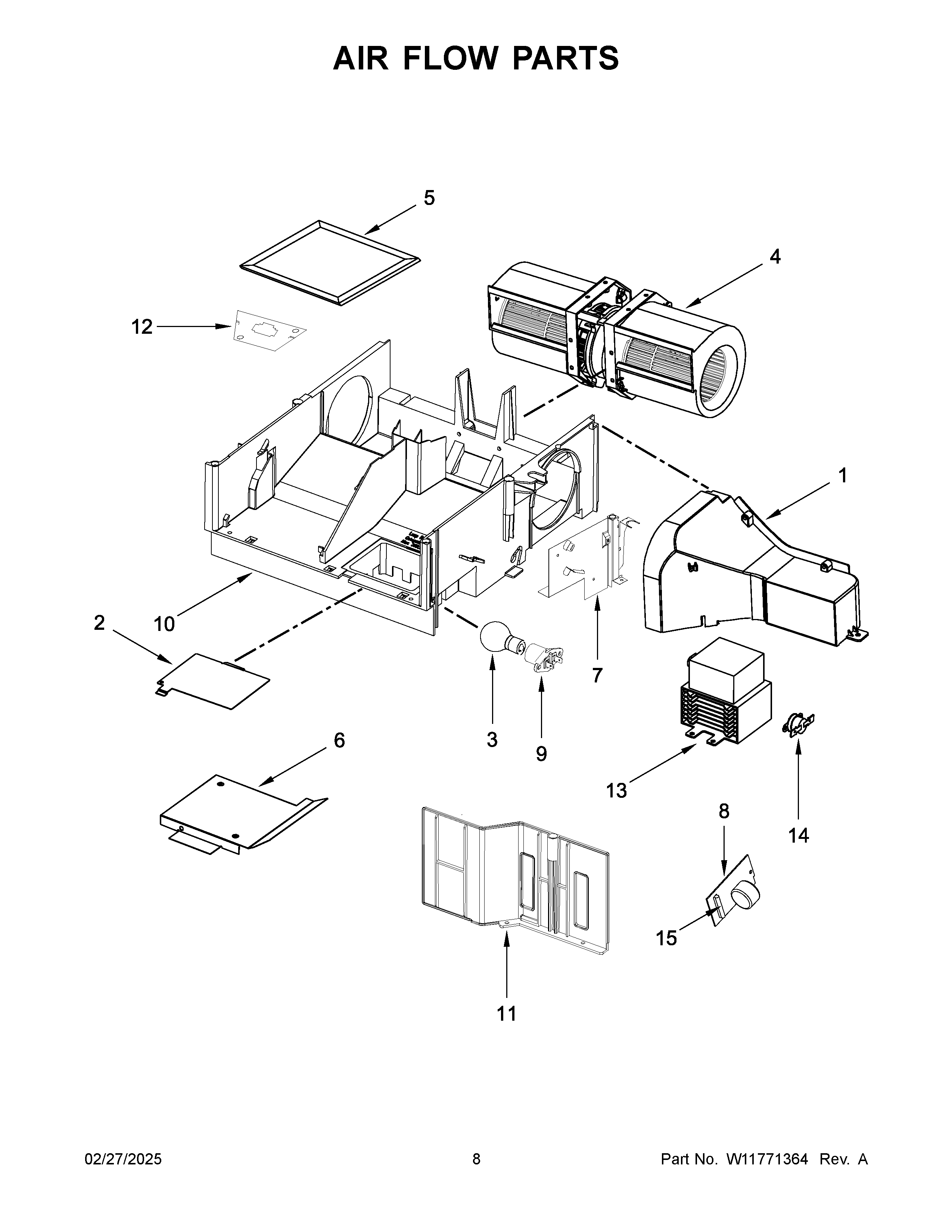 Air flow parts