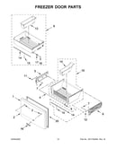 Freezer door parts