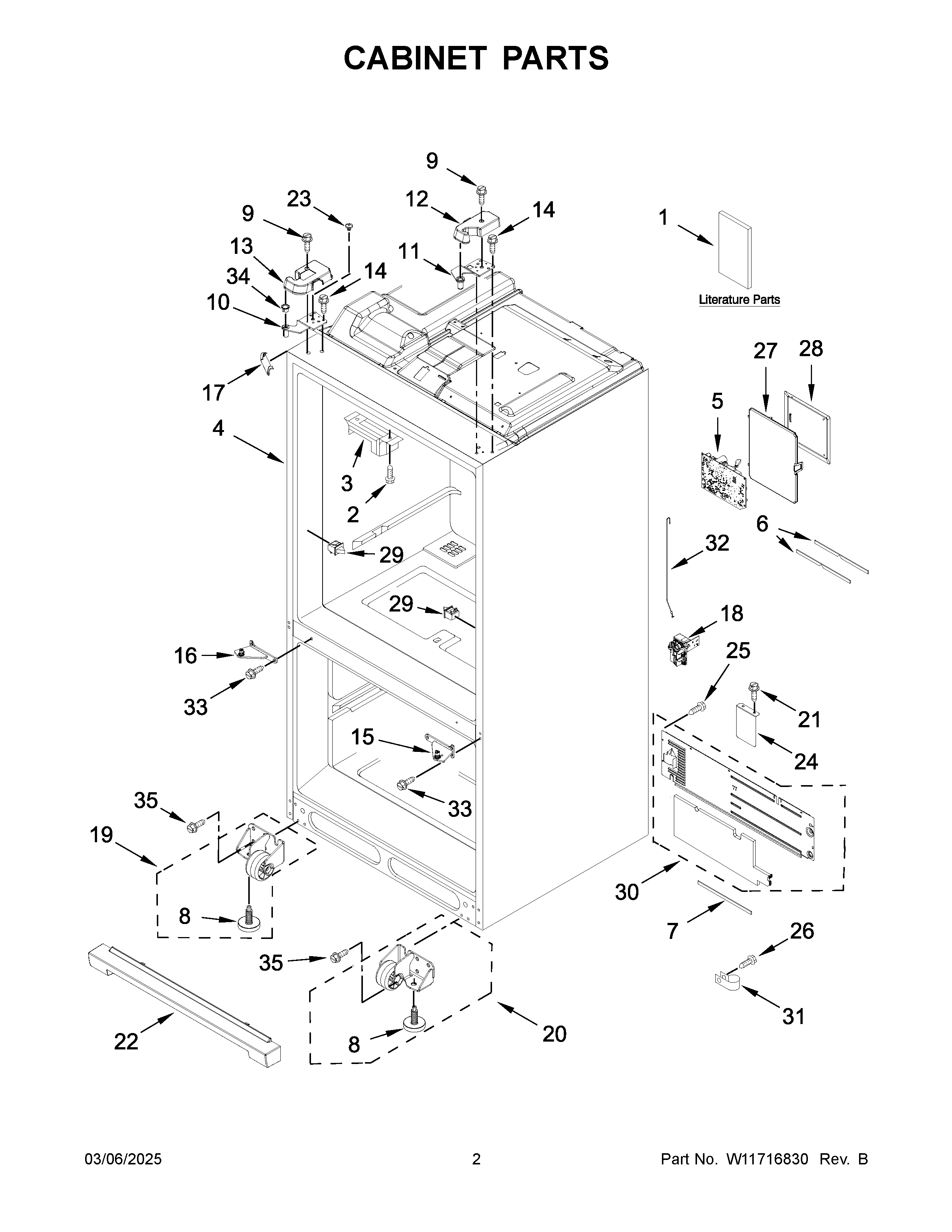 Cabinet parts