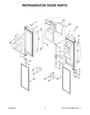 Refrigerator door parts