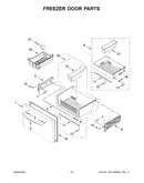 Freezer door parts