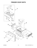 Freezer door parts