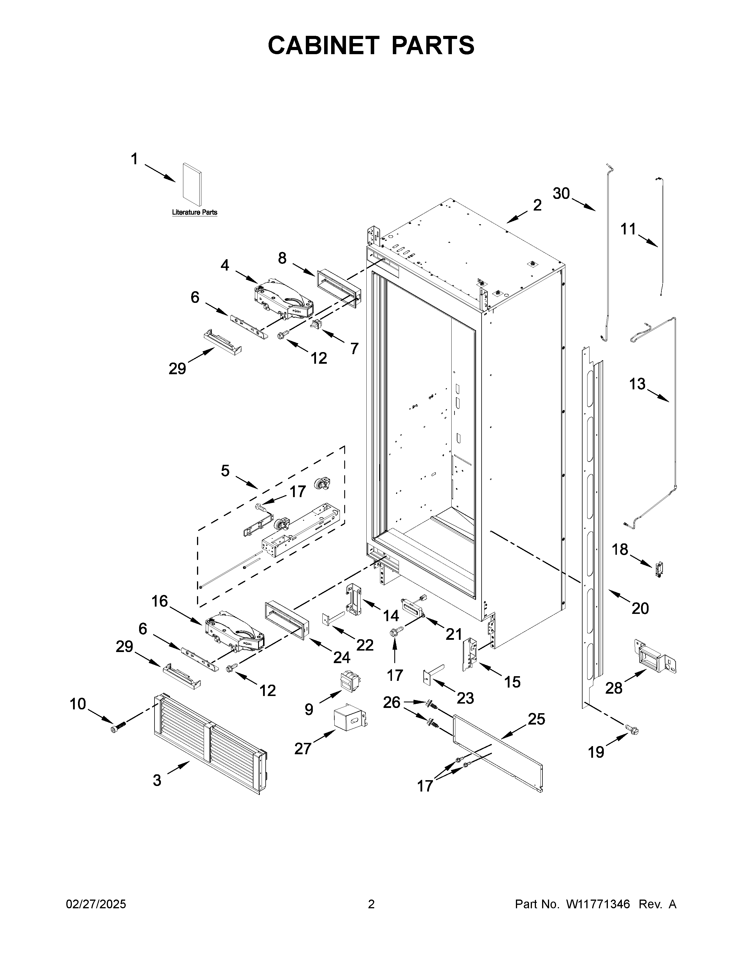 Cabinet parts