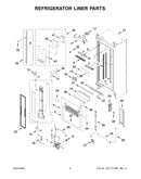 Refrigerator liner parts