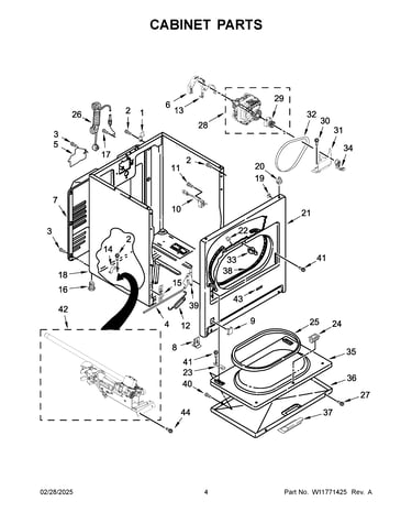 Cabinet parts