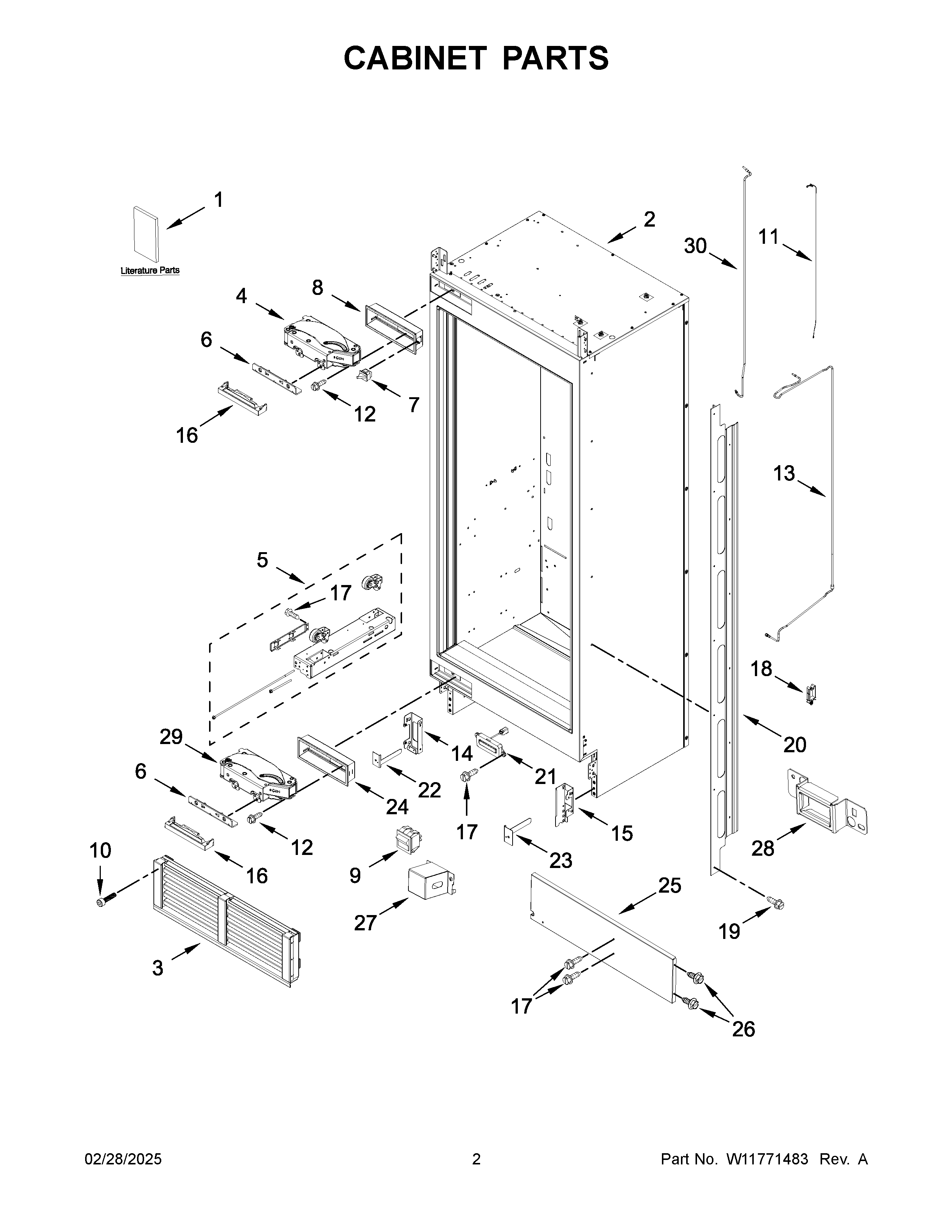 Cabinet parts