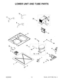 Lower unit and tube parts
