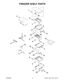 Freezer shelf parts