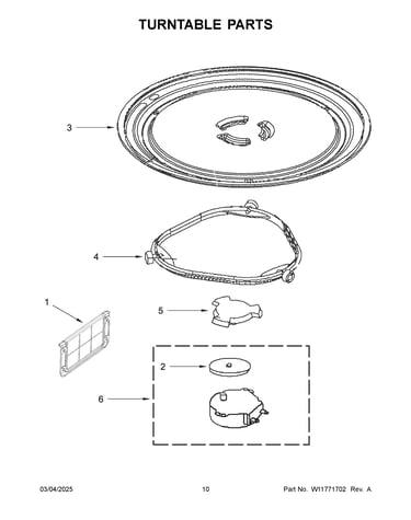 Turntable parts