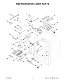 Refrigerator liner parts