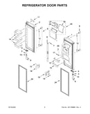 Refrigerator door parts