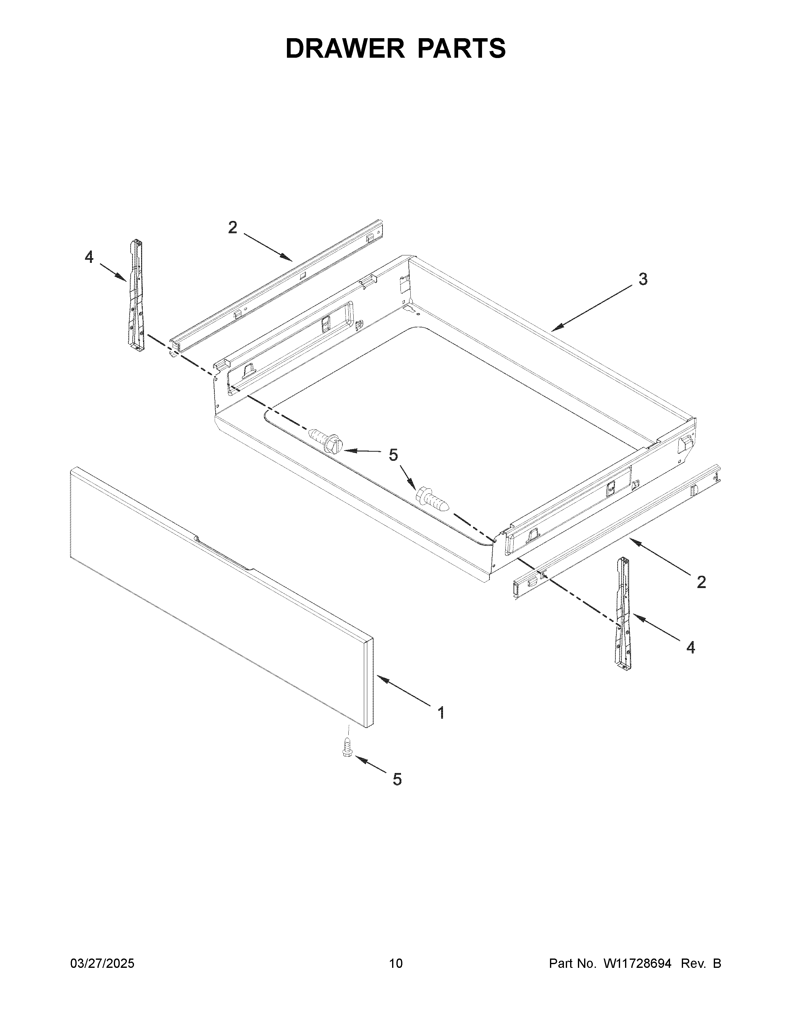 Drawer parts