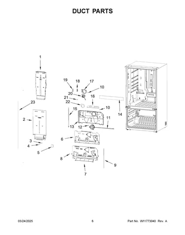 Duct parts