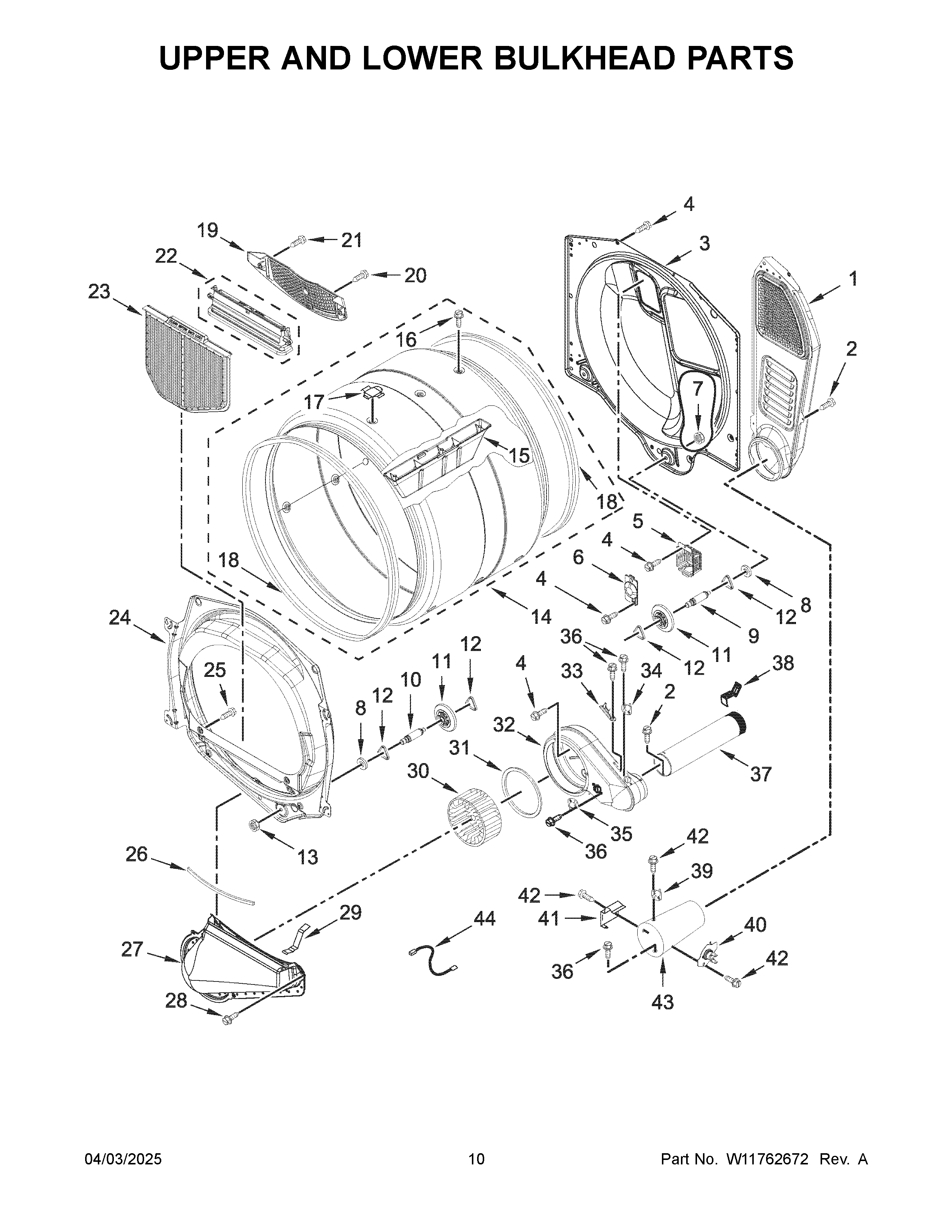 Maytag MLG26PRLWW0 dryer Parts | Diagrams | Sears PartsDirect
