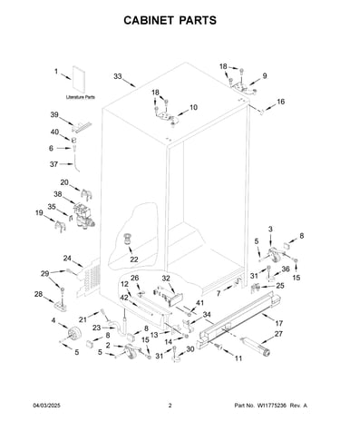 Cabinet parts