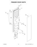 Freezer door parts