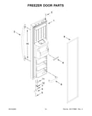 Freezer door parts