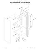 Refrigerator door parts