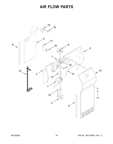 Air flow parts