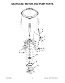 Gearcase, motor and pump parts