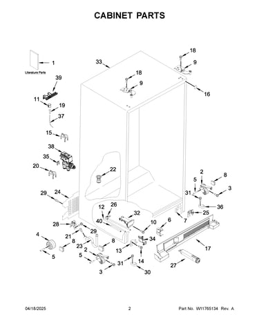 Cabinet parts