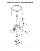 Gearcase, motor and pump parts