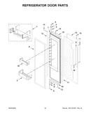Refrigerator door parts
