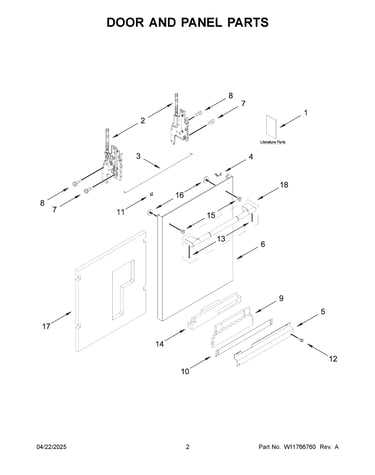 Door and panel parts