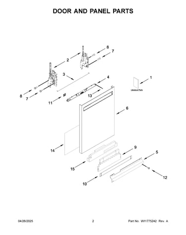 Door and panel parts