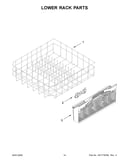 Lower rack parts
