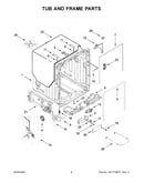 Tub and frame parts