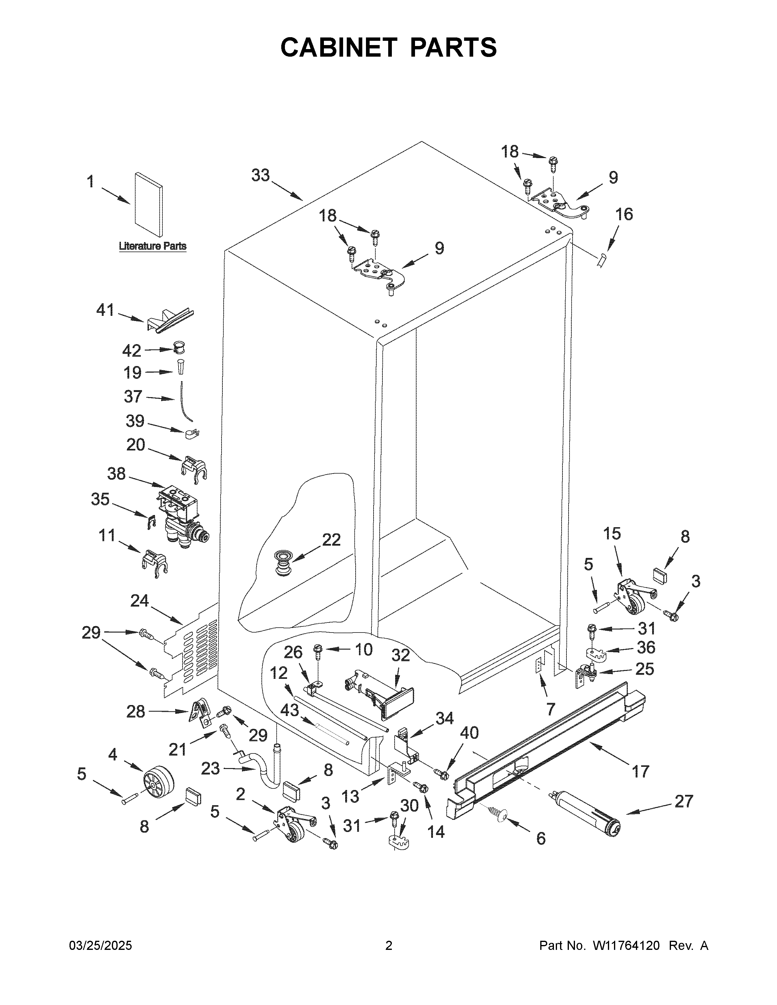 Cabinet parts