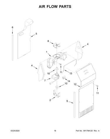 Air flow parts