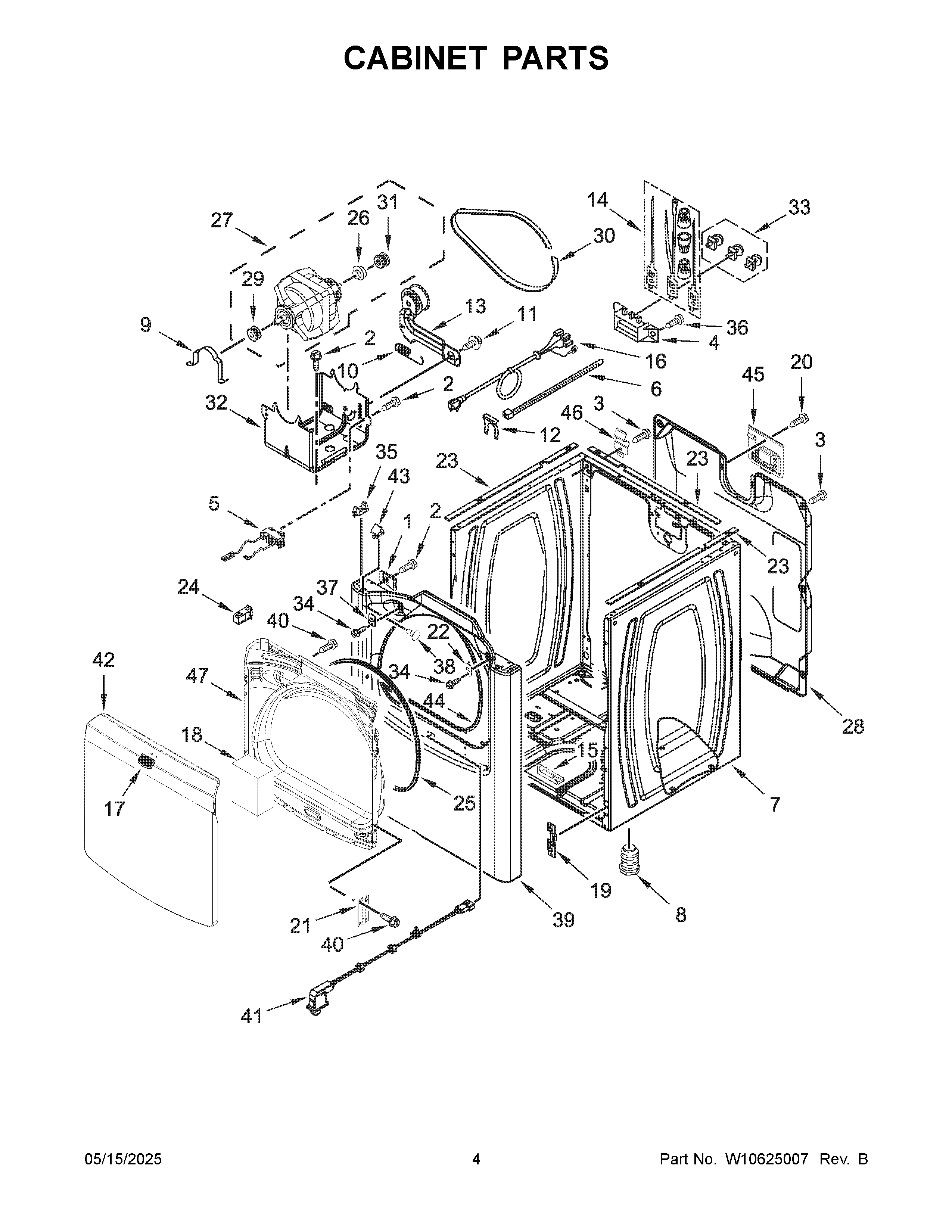 Cabinet parts