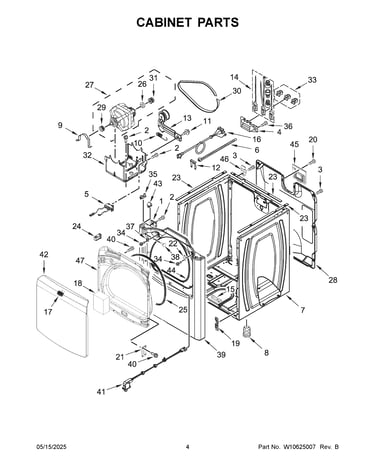 Cabinet parts