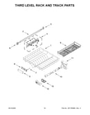 Third level rack and track parts