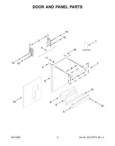 Door and panel parts