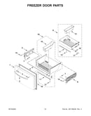 Freezer door parts
