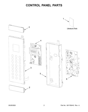 Control panel parts