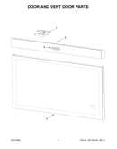 Door and vent door parts