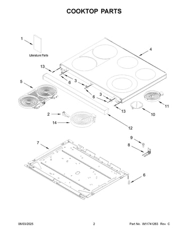 Cooktop parts