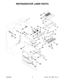 Refrigerator liner parts